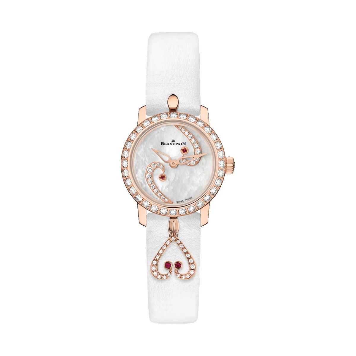 Blancpain Ladybird Ultraplate Diamond Red Gold Mother of Pearl 0063A 2954 63A