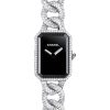 Chanel Premiere Watch 18K White Gold Diamonds Bracelet H3291