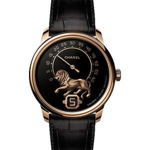 Alternative view of Chanel Monsieur Manual-Wind Beige Gold Grand Feu Enamel Limited Edition 20 H5488