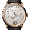 Chanel Monsieur Manual-Wind Beige Gold Ivory Opaline Dial Black Strap H6596