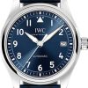 IWC Pilot’s Watch Automatic 36 Steel Blue Blue Alligator IW324008