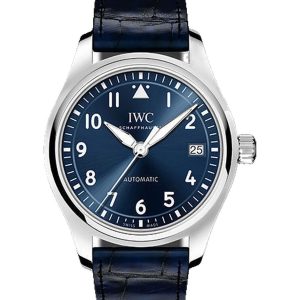 Alternative view of IWC Pilot’s Watch Automatic 36 Steel Blue Blue Alligator IW324008