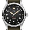 IWC Pilot’s Watch Automatic Spitfire 39mm Steel Black Green Textile IW326801