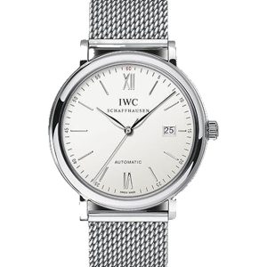 Alternative view of IWC Portofino Automatic 40mm Steel Silver Milanaise IW356505