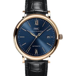 Alternative view of IWC Portofino Automatic 40mm 5N Gold Blue IW356522