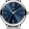 IWC Portofino Automatic 34 Steel Blue Milanaise IW357404