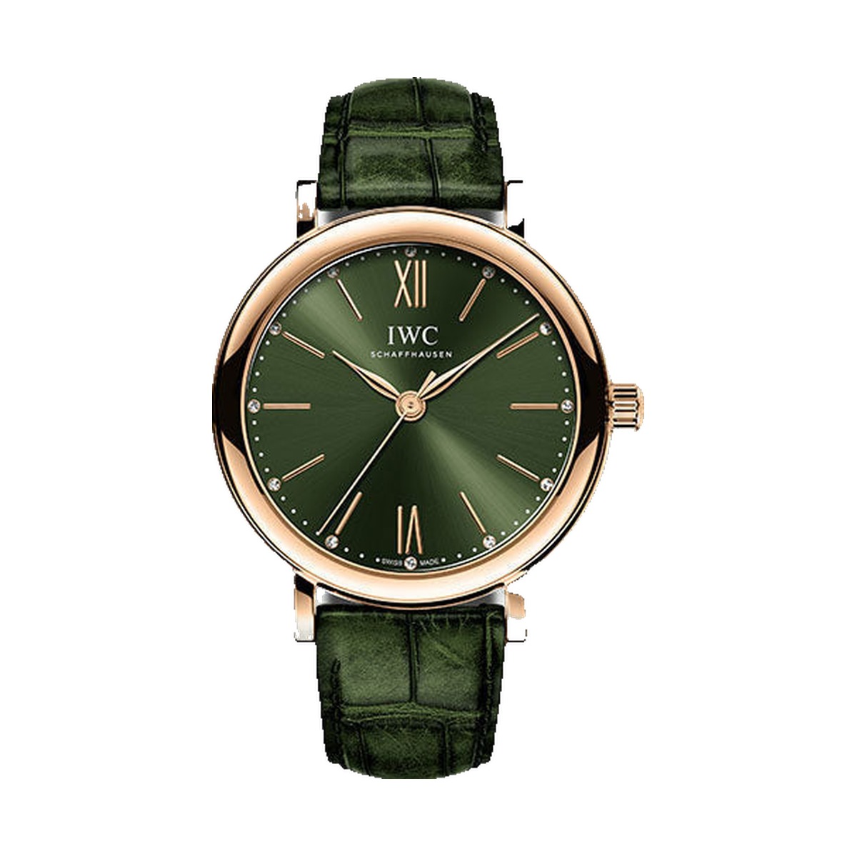 IWC Portofino Automatic 34mm 5N Gold Green IW357409