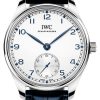 IWC Portugieser Automatic 40 Steel Silver Blue Alligator IW358304