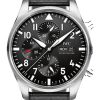 IWC Pilot’s Watch Chronograph 43mm Steel Black Santoni Calfskin IW377709