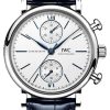 IWC Portofino Chronograph 39 Steel Silver Blue Alligator IW391407