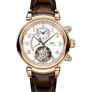 Alternative view of IWC Da Vinci Tourbillon Retrograde Chronograph 44mm Gold IW393101