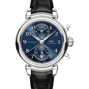 Alternative view of IWC Da Vinci Chronograph Laureus 42mm Steel Blue IW393402