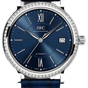 IWC Portofino Automatic 37mm Steel Diamond Blue IW458111
