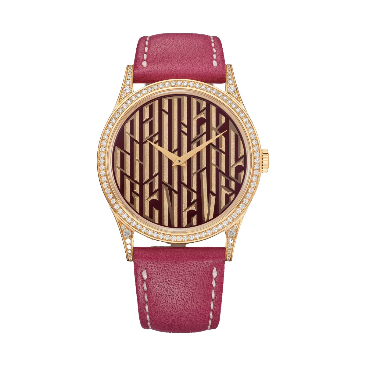 Patek Philippe Calatrava Rose Gold Pink Typography 5077/100R-068 (Limited 10pc)
