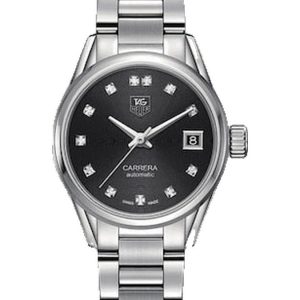 TAG Heuer Carrera Calibre 9 Automatic 28mm Ladies Diamond WAR2413.BA0776