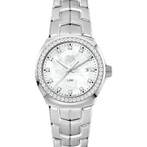 TAG Heuer Link 32mm Diamond Bezel Ladies Watch WBC1316.BA0600