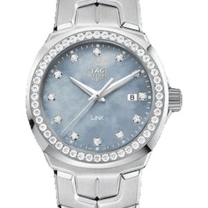 TAG Heuer Link 32mm Ladies Blue Mother of Pearl WBC1319.BA0600