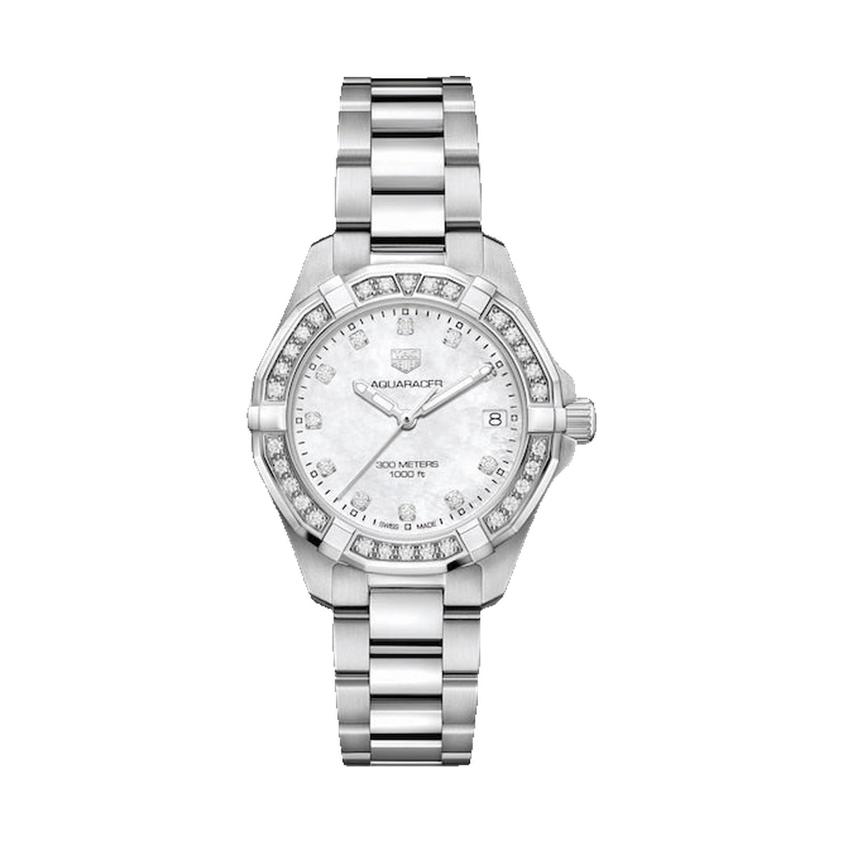 TAG Heuer Aquaracer 300 Ladies Diamond Watch WBD1315.BA0740