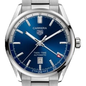 TAG Heuer Carrera Three-Hand Twin-Time 41mm Automatic WBN201A.BA0640